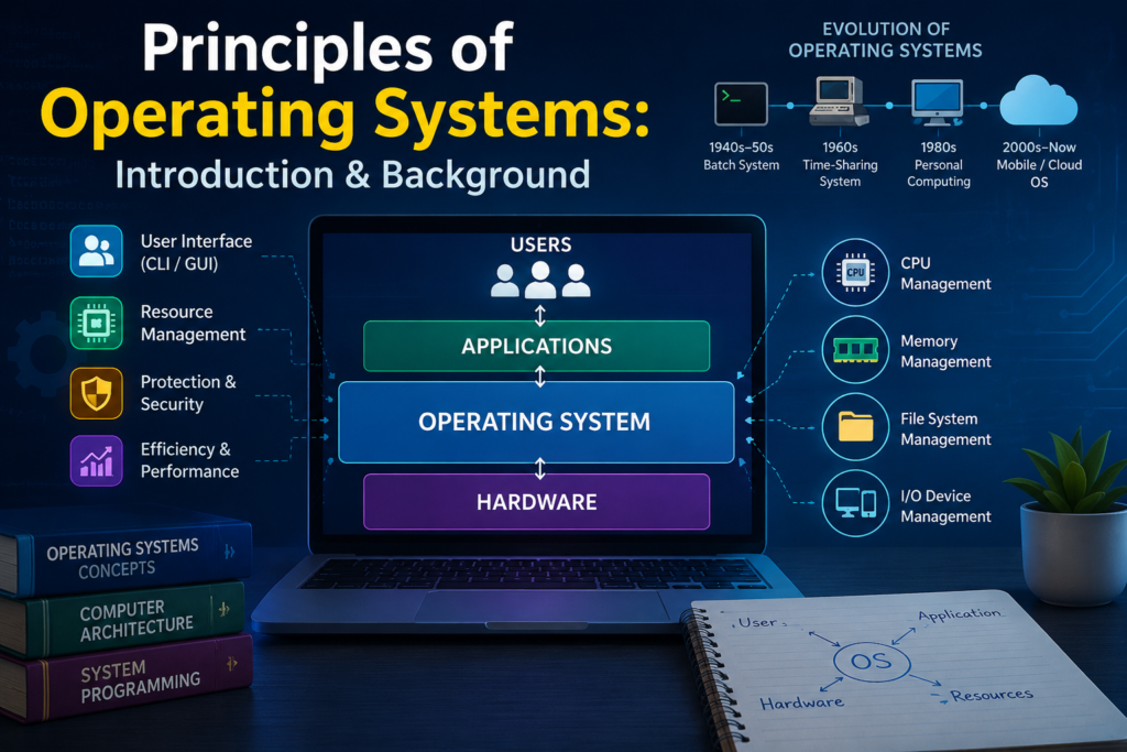 Principles of Operating Systems: Introduction & Background